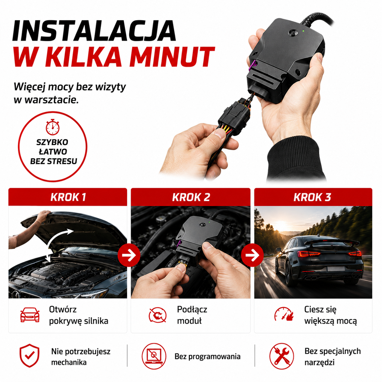 Performance Tuning Modul – Bis zu +30 % mehr Leistung